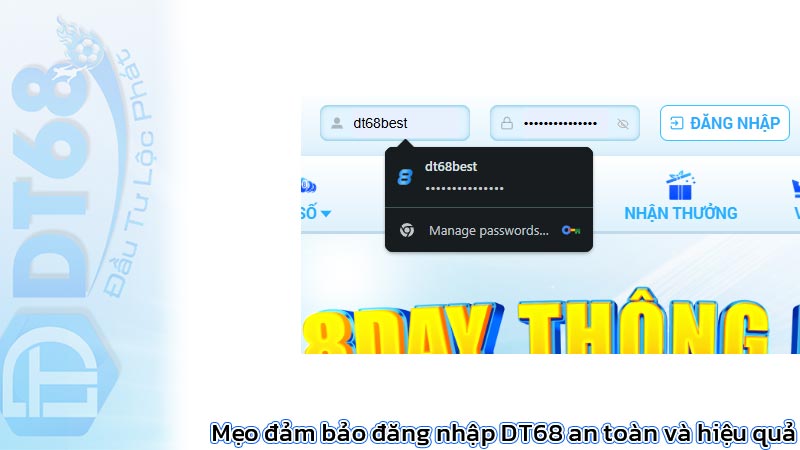 Hướng dẫn chi tiết cách đăng nhập DT68 để trải nghiệm cá cược 5 Mẹo đảm bảo đăng nhập DT68 an toàn và hiệu quả