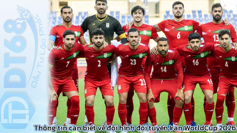 Thông tin cần biết về đội hình đội tuyển Iran WorldCup 2026